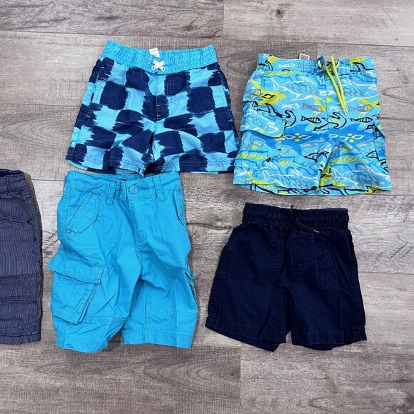 Lot  Set of 5 Shorts and Swim Trunks Boys Toddlers ( 3T ) - Picture 3 of 5